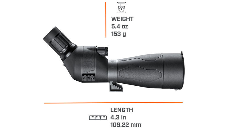 Dimensions of the Bushnell Engage DX Spotting Scope