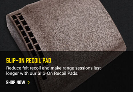 Slip-On Recoil Pad on dark background