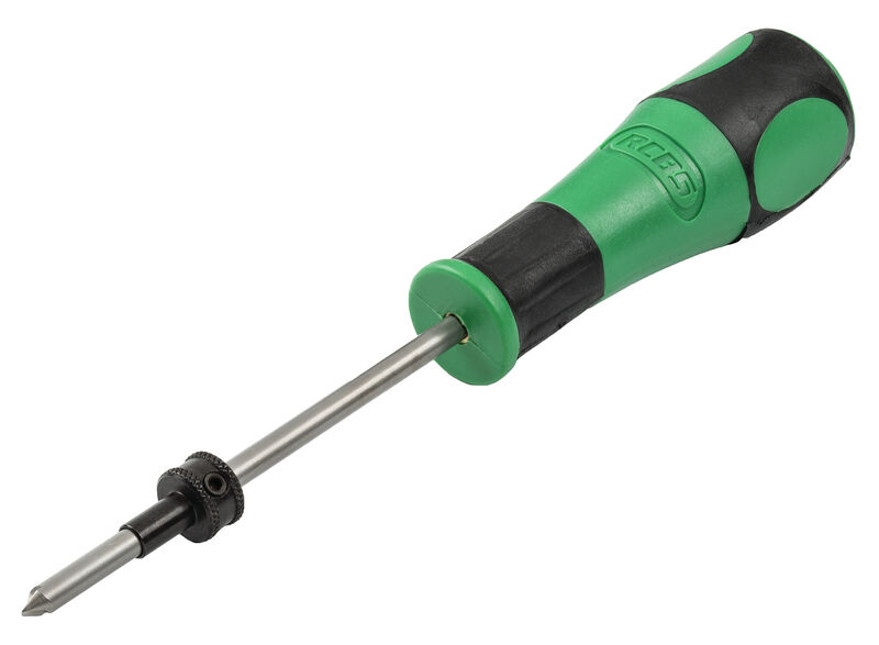 Flash Hole Deburring Tool with Case Pilot Stop