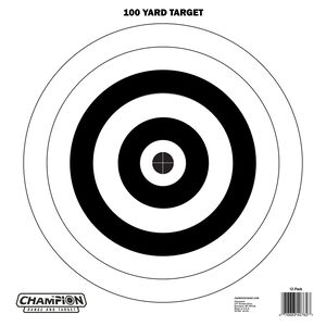 100 yd. Single Bull 100 Pack Targets