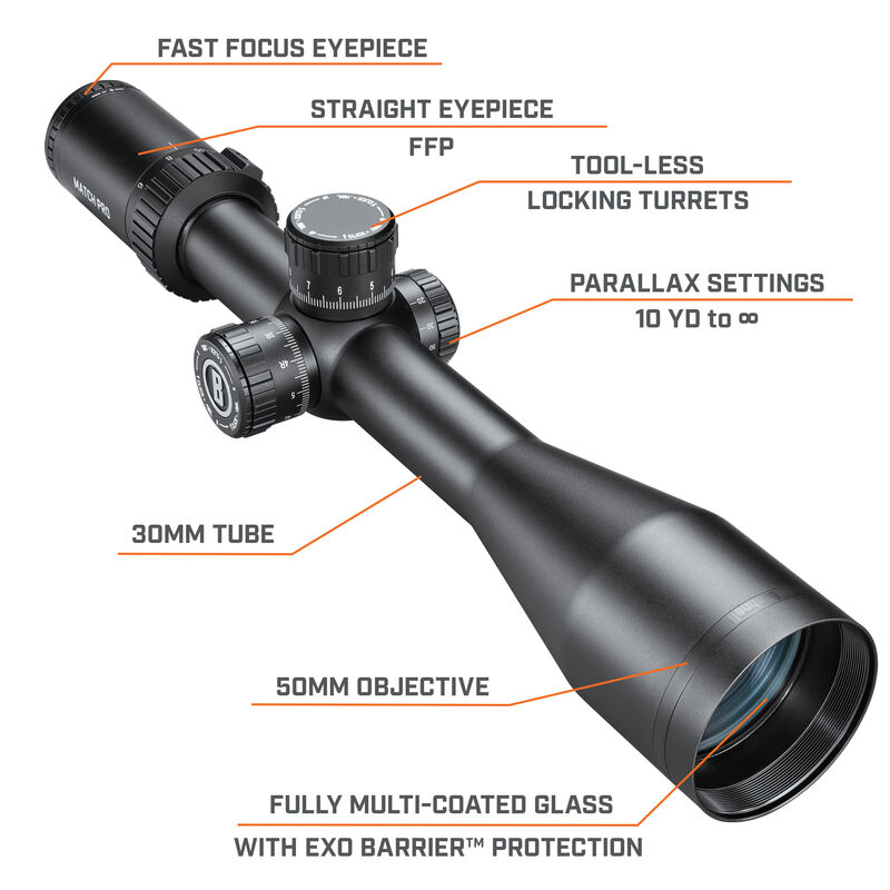 Match Pro 6-24x50 Riflescope
