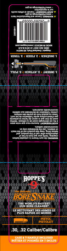 .357, 9mm, .380, .38 Boresnake&reg; Den Pistol